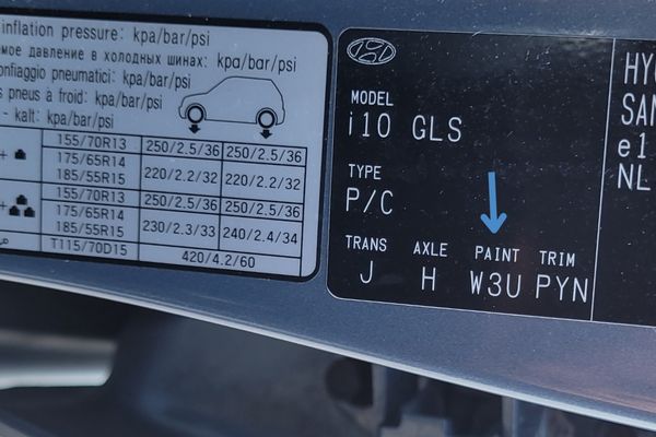 w3u hyundai bilfarve